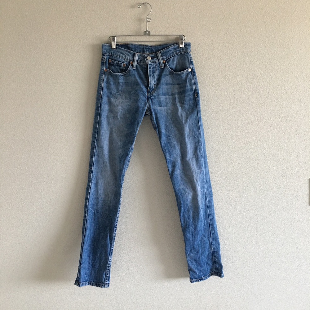 LEVI'S WOMEN'S SKINNY BLUE JEANS